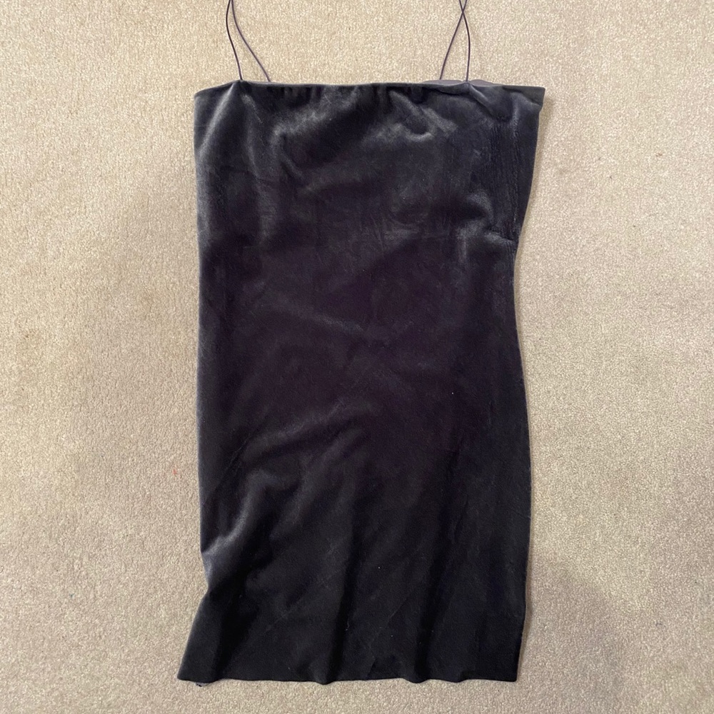 Grey Velvet Bodycon Dress